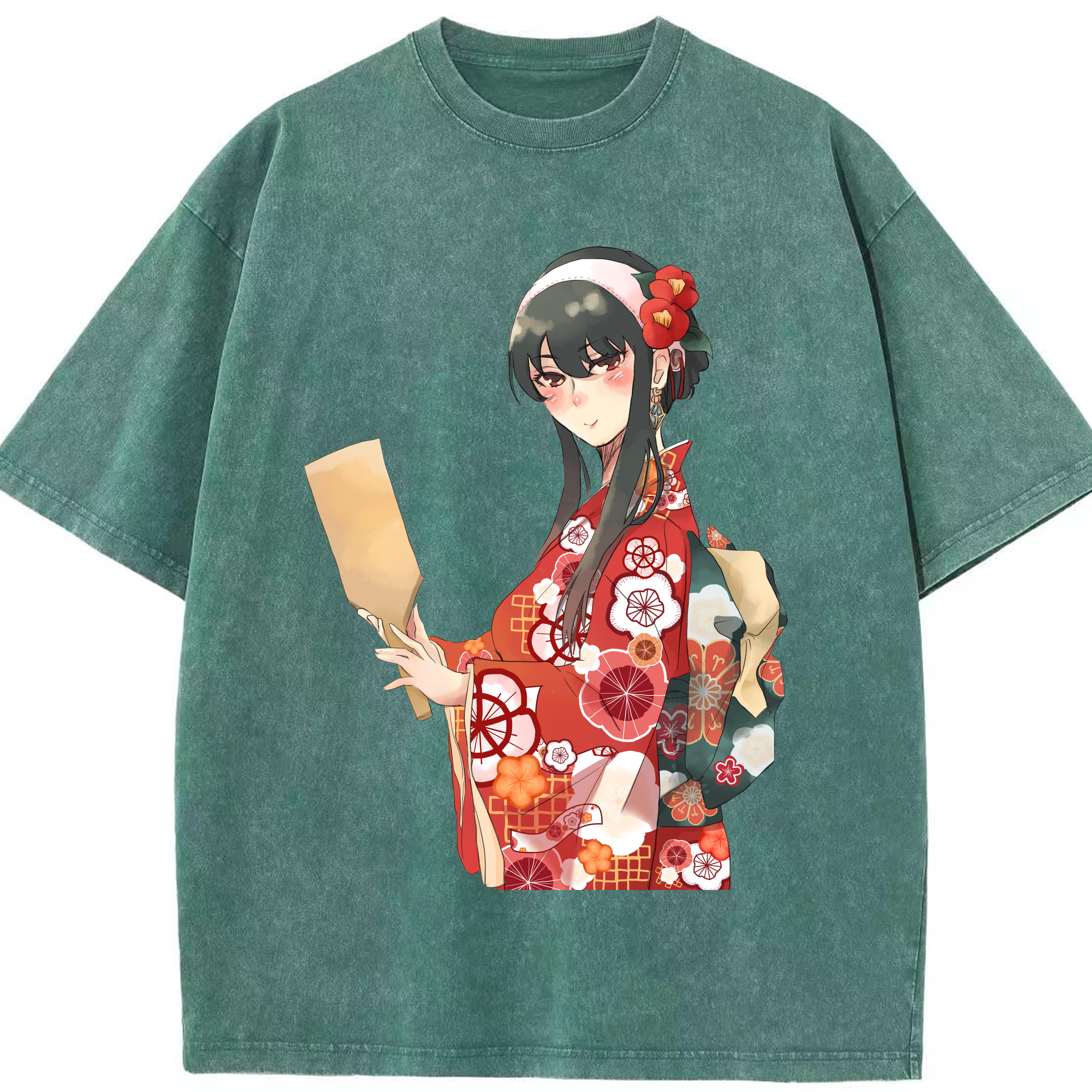 （画像用） SPY×FAMILY间谍家家酒 綿100% ヴィンテージ風 半袖Tシャツ（フロントプリント）